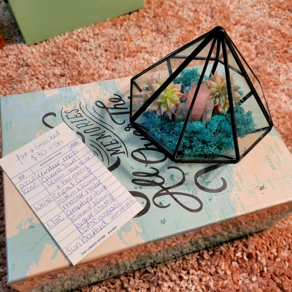 Crystal terrarium - Picture 1 of 4